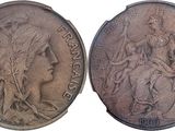 une image représentant une pièce de monnaie sur laquelle figurent une femme et un homme