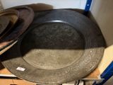 two plates sitting on top of each other in a box