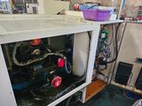 a picture of a water heater that is in a room