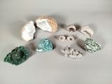 a lot of different types of rocks on the table