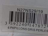 a close up of a barcode on the back of a car