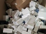 a box full of boxes and boxes of electronic devices