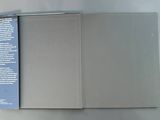 an open book with a picture of a cat on it