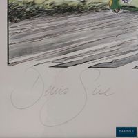 Reproduction en couleurs figurant une Mercedes-Benz 300 SLR … (photo 2)