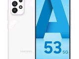 Samsung Galaxy A53, 5 Go de RAM, 64 Go, blanc