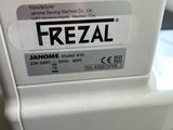 a freezer that is sitting on a table