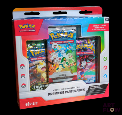 deux paquets de cartes à collectionner Pokémon dans la boîte