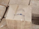 a large box full of toilet paper wrapped in plastic