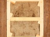 an image of a picture of a piece of wood with a piece of paper in it