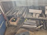 a lot of metal items that are sitting on a shelf