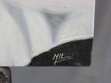 an image of a close up of a painting on a canvas