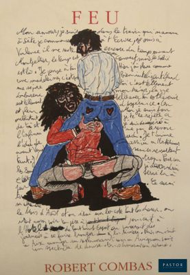 an image of a book cover with a drawing of a man and a woman hugging