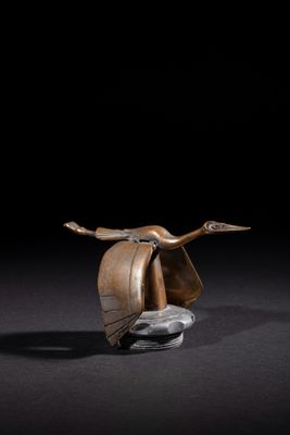 Cigogne Articulée Signée Le Verrier - Objet d'Art Français