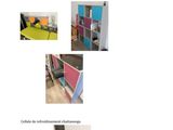 pictures of different types of furniture in this room