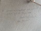 a piece of paper that has writing on it