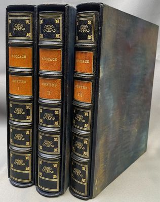 [BOCCACE (Jean),] « Contes », tomes I à III, - Paris, Le Vas… - Photo 1