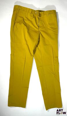 NEW & LINGWOOD LTD - Pantalon jaune moutarde en coton - Tail…