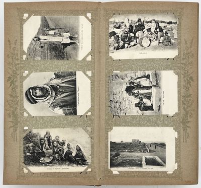 [VOYAGES : MOYEN-ORIENT / ASIE]. Très bel album d'environ 690  Cartes 