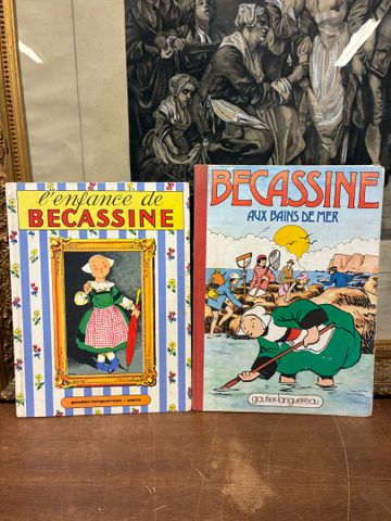Bande dessinée – Bécassine. Deux albums 