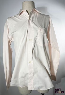 YVES SAINT LAURENT - Chemise rose pâle à manches longues - T…