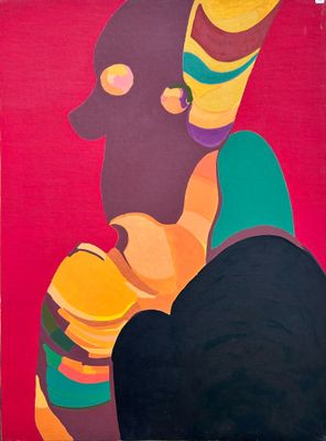 une image d'une peinture représentant une femme tenant un bébé