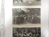 pictures of people and animals in this old photo