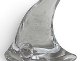 an image of a glass shark fin on a white background