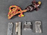 four different types of lighters on the table