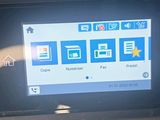 an image of a photo of a printer screen