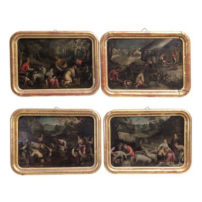 Ecole flamande du XVIIème siècle d'après Léandro Bassano (15…