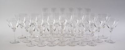 DAUM France, Partie de service de verres en cristal modèle "…
