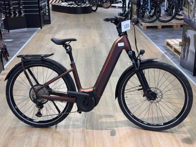 an image of a bicycle on display in a store