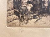 a drawing of a woman sitting in a chair