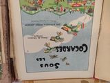 a book that has a picture of a map on it