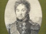 portrait of a man in a military uniform in a green frame