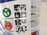 a close up of a bucket of toilet cleaner