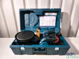 an image of a blue tool case with a computer in it