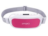 un casque de réalité virtuelle rose et blanc sur fond blanc