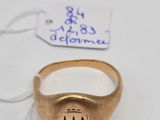 an image of a gold ring with a chinese writing on it