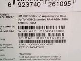 a close up of a barcode on the back of a cell phone