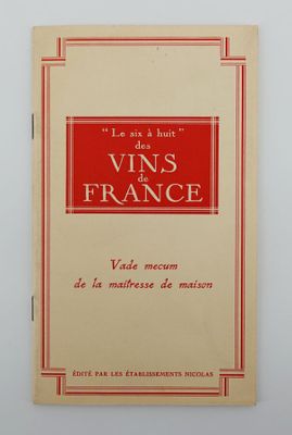 VINS NICOLAS - VINS DE FRANCE -c.1935