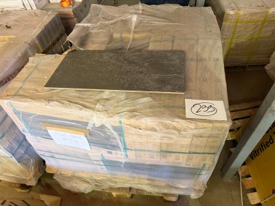 a lot of boxes that are sitting on a pallet