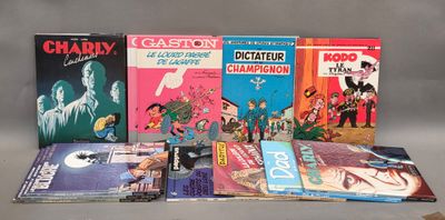 LOT de douze BD cartonnées : "Dad, 1 Filles à papa" Nob, "Pa…