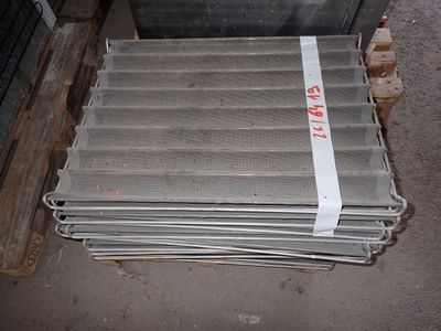 a stack of steel bars stacked on top of each other