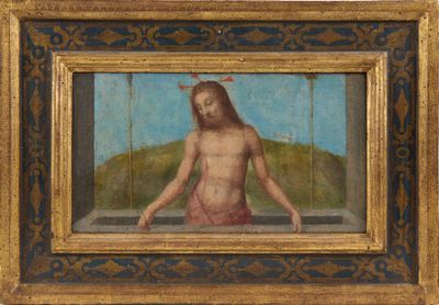 une image représentant un tableau d'un homme portant une croix sur la poitrine