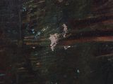 a picture of a painting of a man in a hat