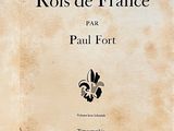 an old book with a picture of a french soldier on it