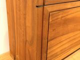 an image of a wooden cabinet in a room
