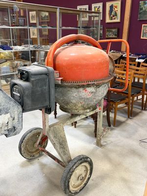 Bétonnière electrique 150 litres (orange)