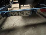 a picture of a trailer with a license plate on it